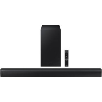 Samsung HW-B450 2.1ch Soundbar w/Dolby Audio, Subwoofer Included, Bass Boosted, Wireless Bluetooth TV Connection, Adaptive Sound Lite, Game Mode