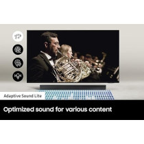 Samsung HW-B450 2.1ch Soundbar w/Dolby Audio, Subwoofer Included, Bass Boosted, Wireless Bluetooth TV Connection, Adaptive Sound Lite, Game Mode