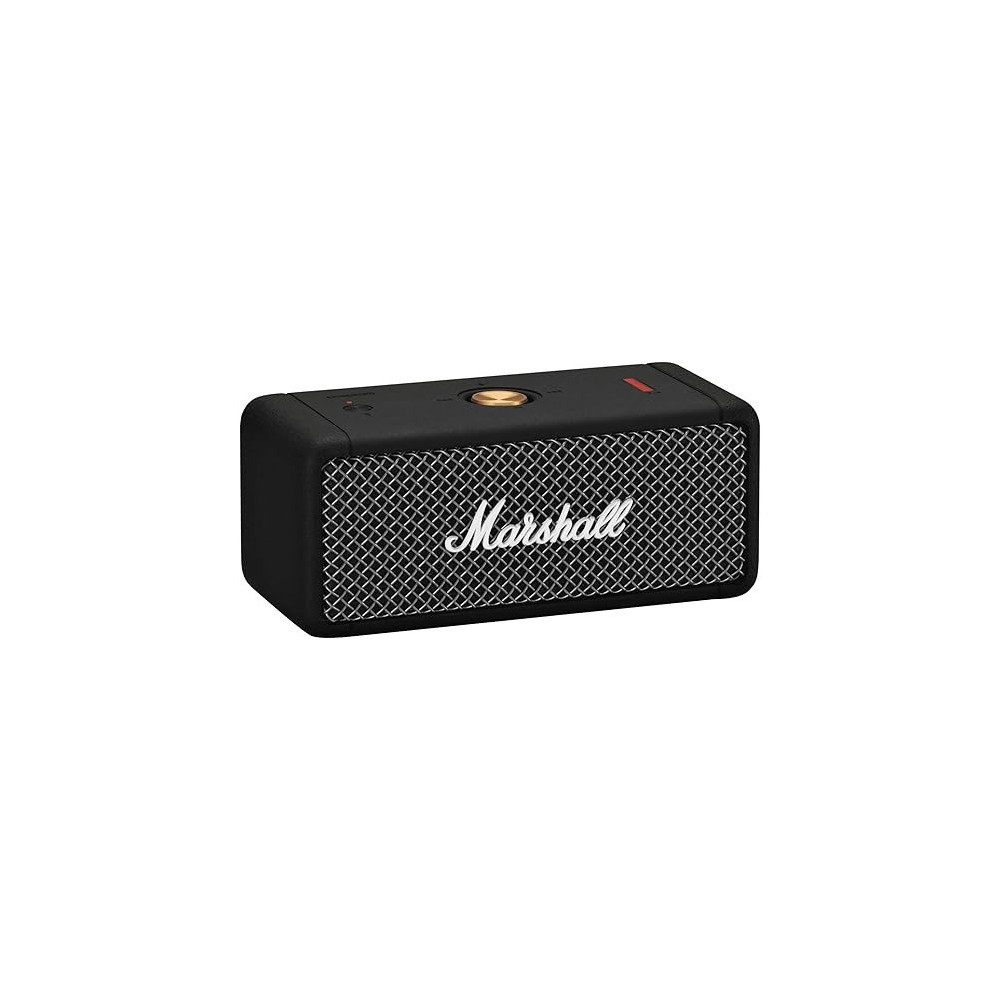 Marshall Emberton Portable Bluetooth Speakers - Water Resistant Wireless Speakers Portable Speaker 20 Hour of Playtime, Black, One Size