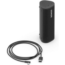 Sonos Roam Sl Experience Size-Defying Sound At Home And On The Go With This Lightweight, Outdoor-Ready Portable Speaker With Up To 10 Hours Of Battery Life And Airplay2 Compatible Black
