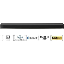 Sony HT-X8500 Single 2.1Ch Soundbar With Dolby Atmos And Built-In Subwoofers, Black