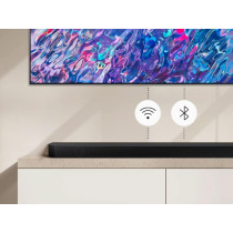 Samsung 3.1.2Ch Wireless Soundbar With Dolby Atmos/Dts:X 2 Up Firing Speakers In Built Subwoofer Bluetooth Connectivity, HW-Q700B