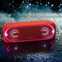 Sony XB40 Portable Wireless Speaker With Bluetooth And Speaker Lights, Red
