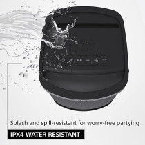Sony SRS-XP500 - Bluetooth Speaker With Powerful Sound, Lighting And 20 Hour Battery (IPX4, Mega Bass, Fast Charge Function, Party Connect) Black