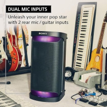 Sony SRS-XP500 - Bluetooth Speaker With Powerful Sound, Lighting And 20 Hour Battery (IPX4, Mega Bass, Fast Charge Function, Party Connect) Black