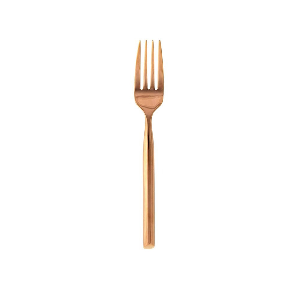 Fortessa RRP Capri Brushed Copper Salad Fork, 17 Cm