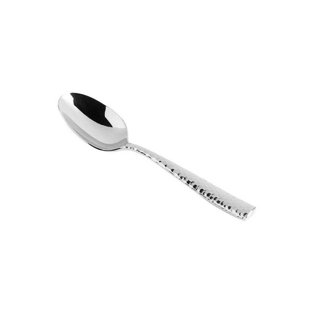 Fortessa SS Lucca Faceted Dessert/Oval Soup Spoon, 7.1