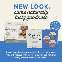 Applaws 8 x 60g Cat Multipack Fish Selection Pot
