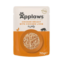 Applaws 70g x 12pcs Cat Chicken With Liver Jelly Pouch