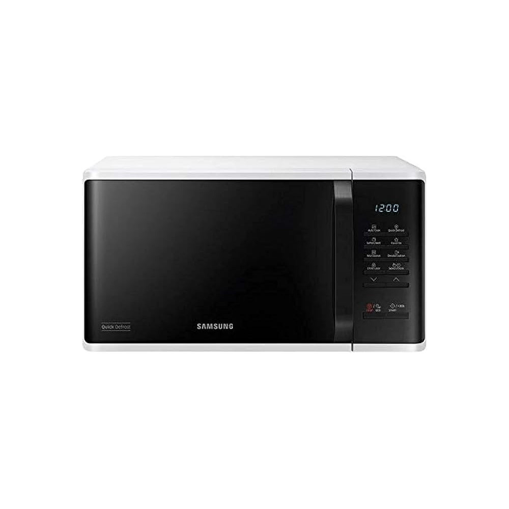Samsung 23 Liters Solo Microwave With Quick Defrost, White - MS23K3513AW