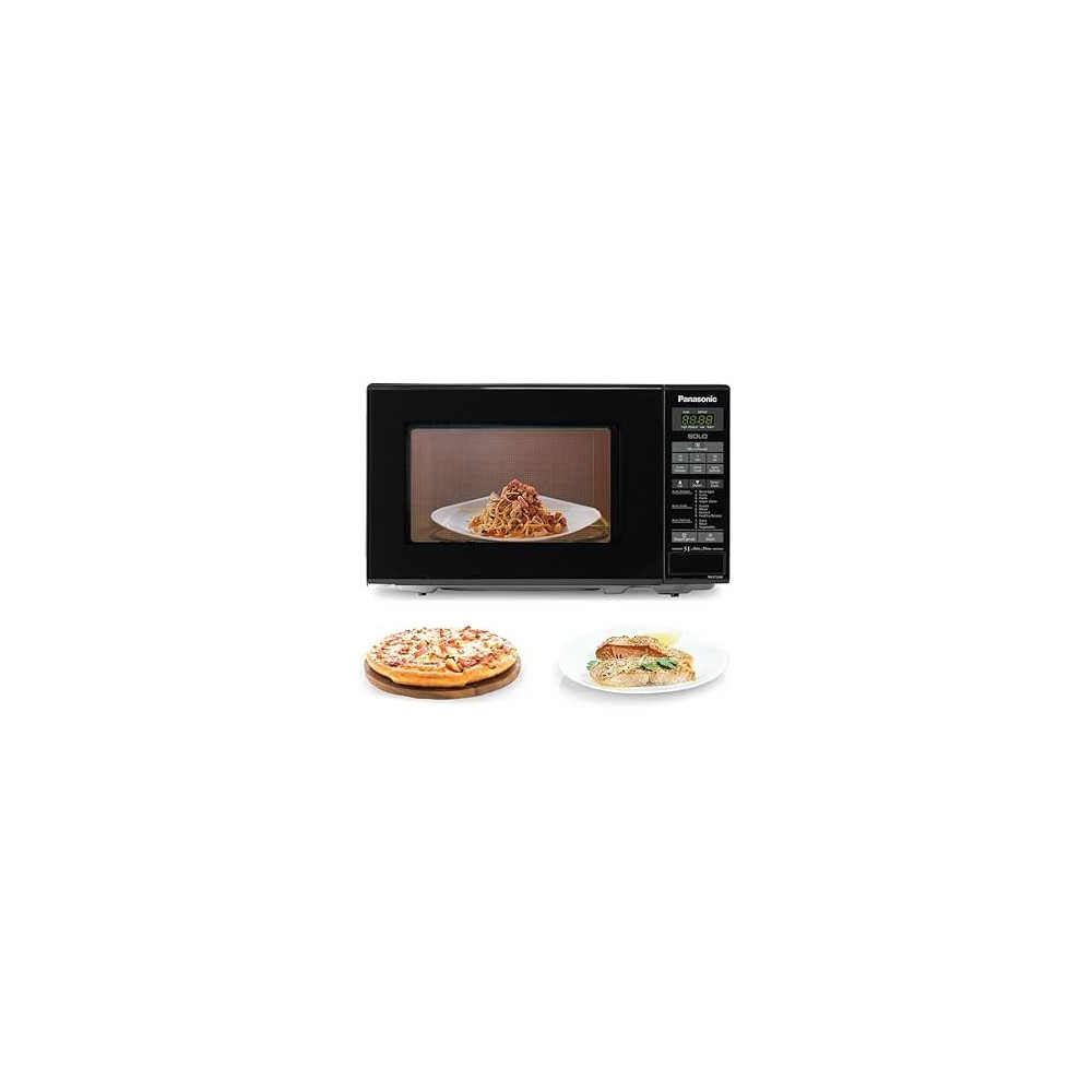 Panasonic 20L Solo Microwave oven, NN-ST266B - 800W, Easy Touch Control, Auto Reheat, 51 Auto Menu, Auto Defrost, Child Safety Lock - Black