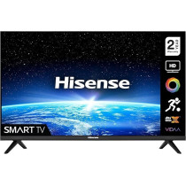 Hisense 32 Inch TV HD Smart TV with Natural Colour Enhancer DTS Virtual X VIDAA U5 OS Youtube Netflix Freeview Play Shahid And WiFi (2021), 32A4HD1
