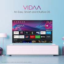 Hisense 32 Inch TV HD Smart TV with Natural Colour Enhancer DTS Virtual X VIDAA U5 OS Youtube Netflix Freeview Play Shahid And WiFi (2021), 32A4HD1