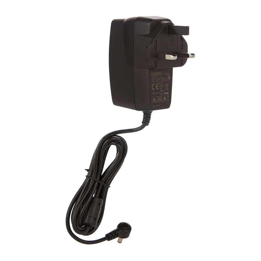 Casio Ad E95100Le Keyboard UK 3 Pin Power Supply Ac Adapter, Black, Ad-E95100Le-P1-Op1