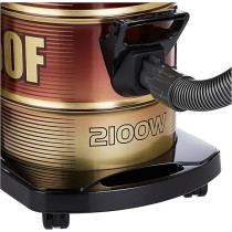 Hitachi Drum Vacuum Cleaner 2100 Watts, 18 Liters Tank Dust Capacity With 7.8M Extra Long Power Code, Removable And Washable Filter, Rug-Floor Nozzle, Best For Home, Office And Mosque, CV950F24CBSWR