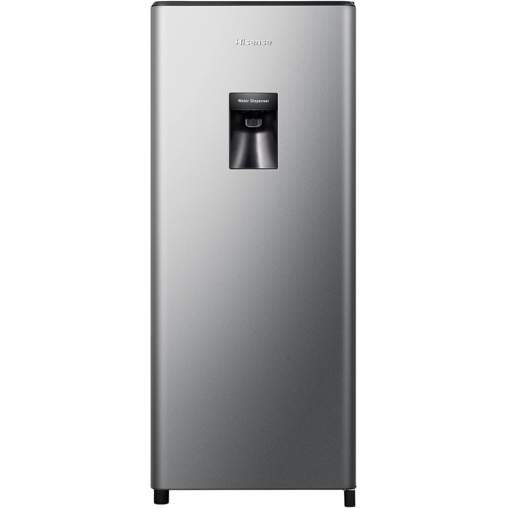 Hisense 233 Liter Refrigerator, Single Door Compact Silver, With Water Dispenser, Model RR233N4WSU