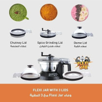Panasonic 2000W Powerful Mixer Grinder with Double Safety Lock, 4 Multipurpose Jars - MX-AE465
