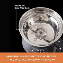 Panasonic 2000W Powerful Mixer Grinder with Double Safety Lock, 4 Multipurpose Jars - MX-AE465