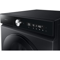 Samsung Front Load Washer 11.5 kg, Black, with EcoBubble, AI Wash, Auto Open Door, WW11BB944DGB/GU