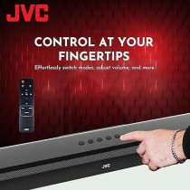JVC Black Sound Bar Bluetooth, FM Radio, USB, AUX, Optical, HDMI (ARC), 30W Output, Remote Control