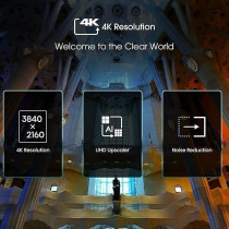 Hisense 43 Inch TV 4K UHD Smart TV, With Dolby Vision HDR, DTS Virtual X, YouTube, Netflix, Freeview Play & Alexa Built-in, Bluetooth And WiFi Black Model 43A61GTUK