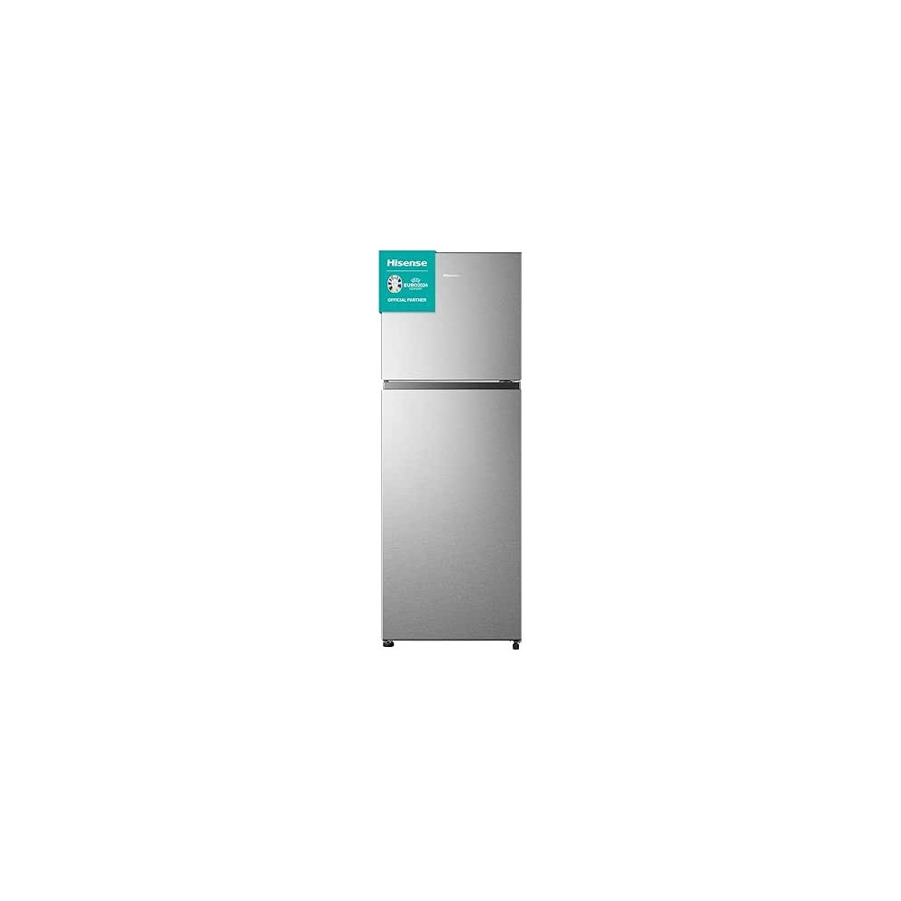 Hisense RT418N4ASU Top Mount Refrigerator 320L Net Capacity, Twist ice maker, No Frost, Moisture Fresh Crisper, LED interior Light, Deodorizing Filter, Multi Air Flow, Silver