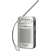 Panasonic RF-P50d Pocket AM/FM Radio Silver RF-P50D
