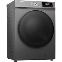 Hisense WFQA1014EVJMWT 10 Kg Front Load Washing Machine with Inverter Motor, Smart Wifi Connectivity, 1400 RPM, Titanium Grey