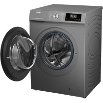 Hisense WFQA1014EVJMWT 10 Kg Front Load Washing Machine with Inverter Motor, Smart Wifi Connectivity, 1400 RPM, Titanium Grey