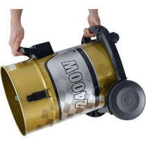 Sharp 22L 2400W Heavy Duty Drum/Barrel 100 Percentage Copper Motor Vacuum Cleaner EC-CA2422-Z Gold