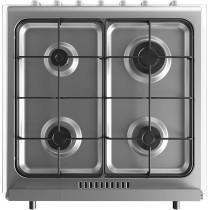 Midea Freestanding Cooker Without Convection Fan Full Gas Cooking Range With 4 Burners, 60 x 60 Cm