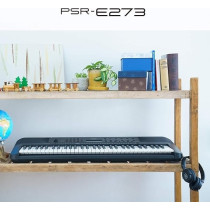 Yamaha Portable Keyboard With 61 Keys, PSR-E273, Black