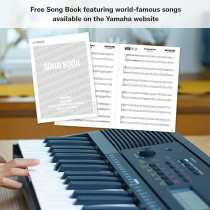 Yamaha Portable Keyboard With 61 Keys, PSR-E273, Black