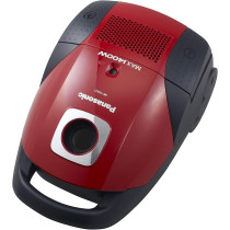 Panasonic Bagged Canister Vacuum Cleaner, 4 Litre, Red/Black, MC-CG520R