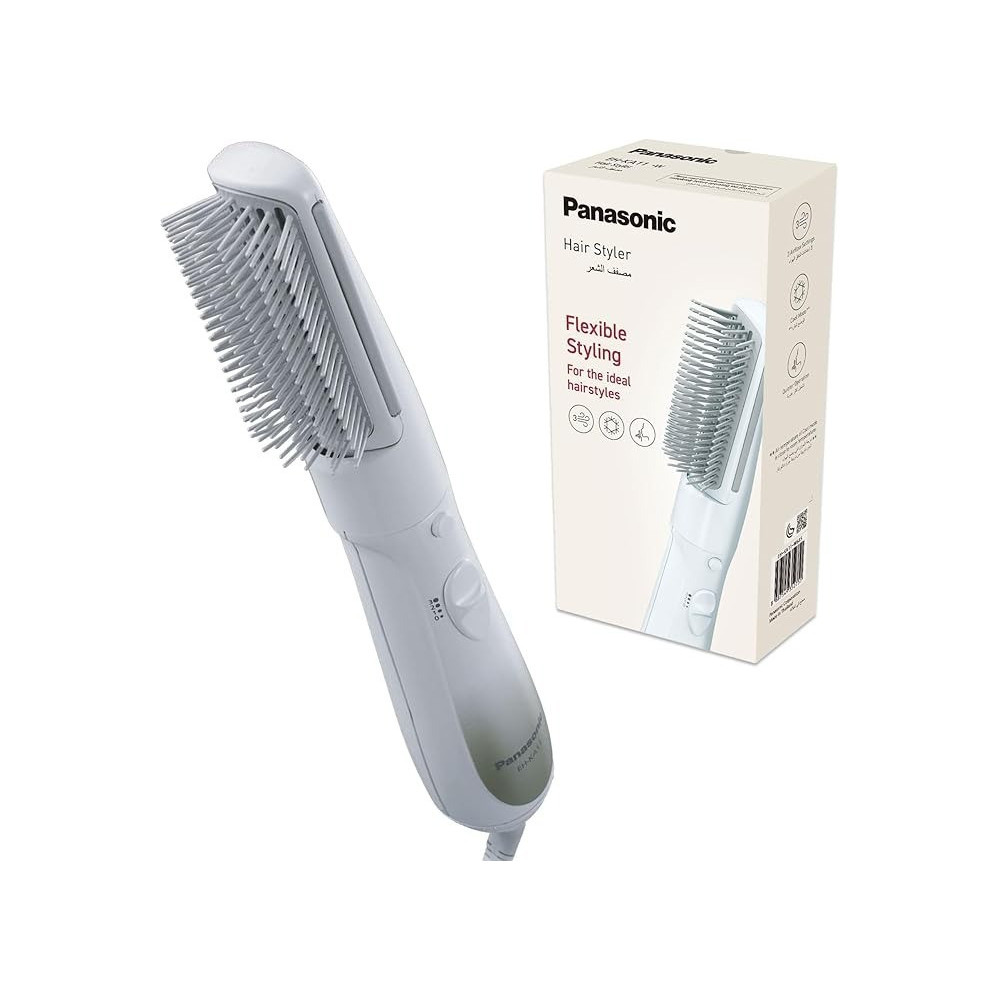 Panasonic Hair Styler Blow Brush, White, EH-KA11