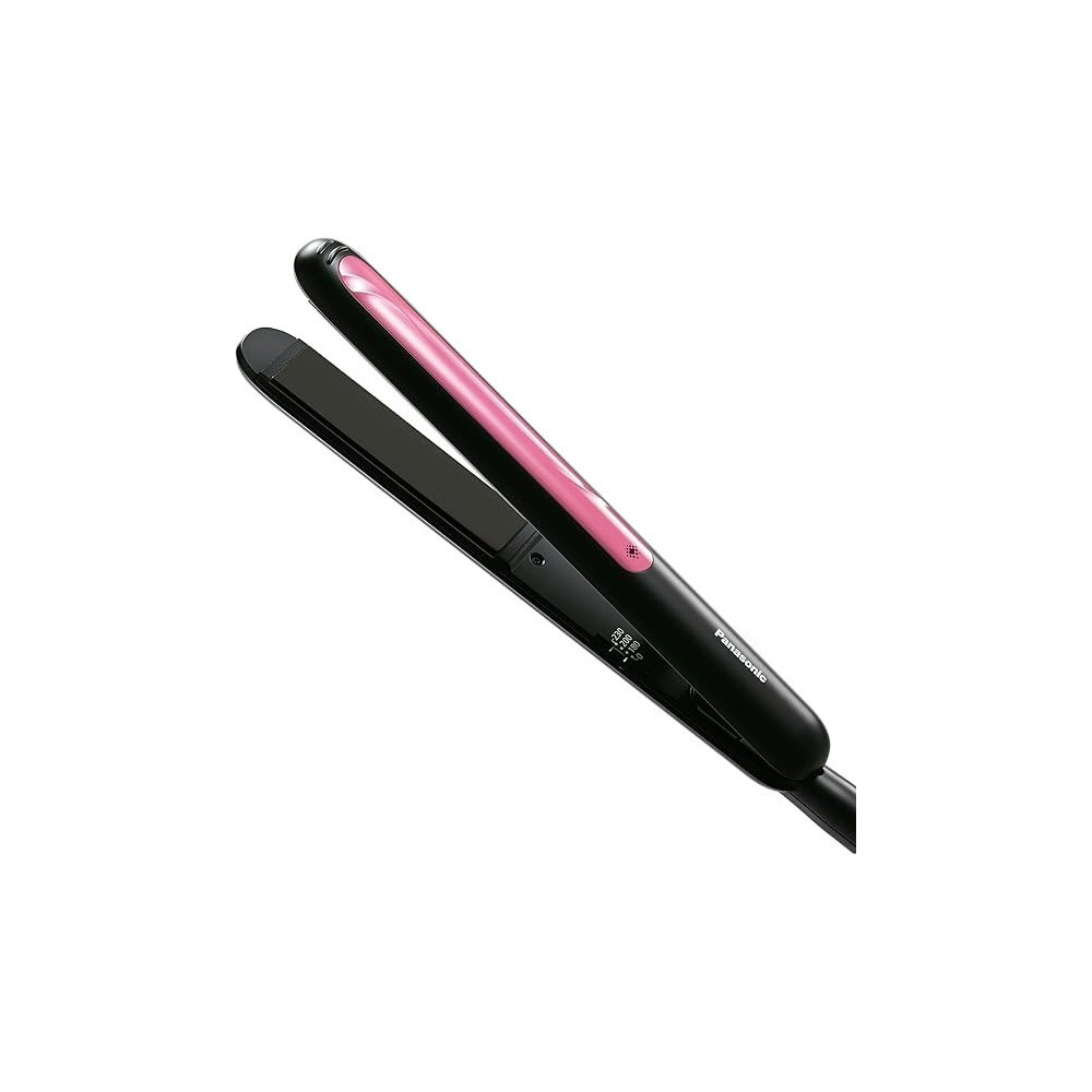 Panasonic 2-Way Ceramic Hair Straightener Curler, EH-HV21, Black