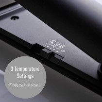 Panasonic 2-Way Ceramic Hair Straightener Curler, EH-HV21, Black