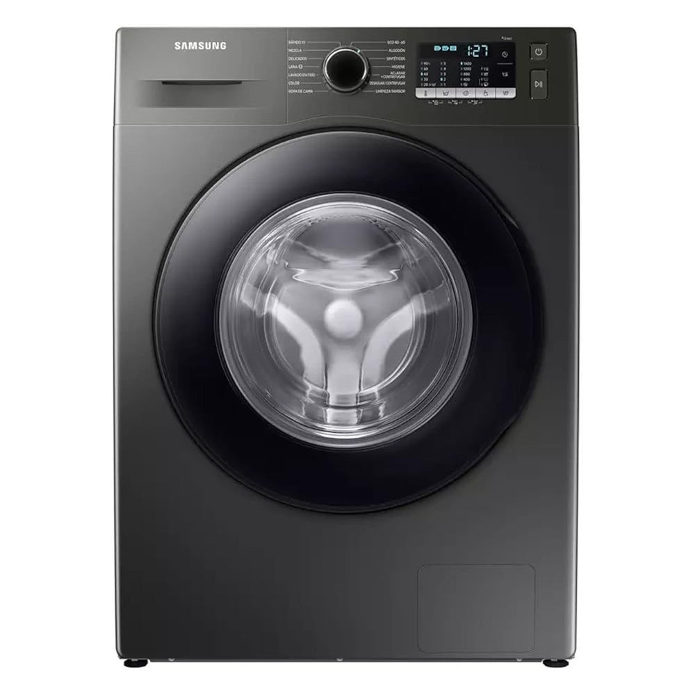 Samsung 9 Kg 1400 RPM Front Load Washing Machine, Silver, WW90TA046A