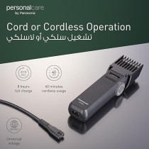 Panasonic Men's Beard/Hair Trimmer Rechargeable Stainless Steel Blade, ER2031