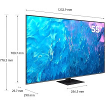 Samsung 55 Inch TV QLED Quantum Processor 4K Motion Enhancement  HDR10+, QA55Q70CAUXZN