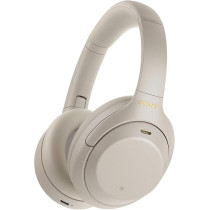Sony Wireless Noise Cancelling Bluetooth Over-Ear Headphones With Speak To Chat Function And Mic For Phone Call, Silver, WH1000XM4/S
