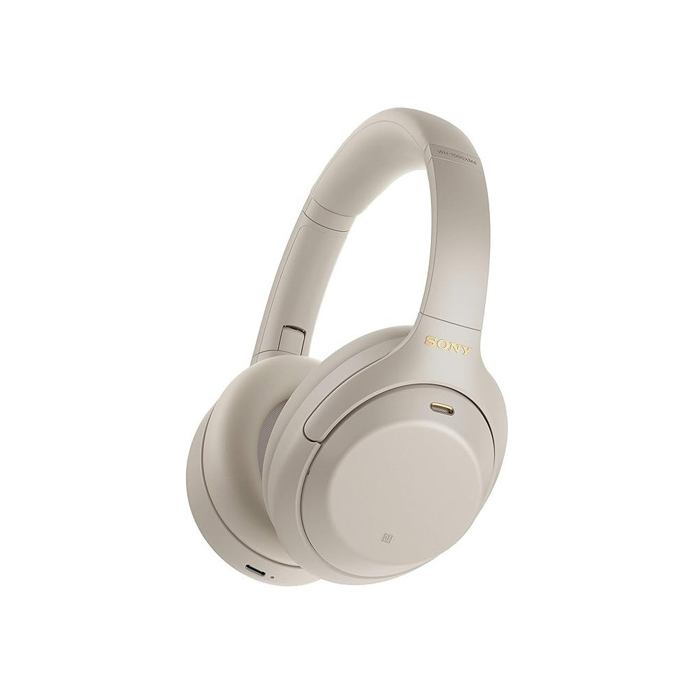 Sony Wireless Noise Cancelling Bluetooth Over-Ear Headphones With Speak To Chat Function And Mic For Phone Call, Silver, WH1000XM4/S