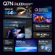 Hisense 100 Inch 4K 144Hz QLED VIDAA Dolby Atmos HDR VRR Pro Smart TV