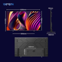 Hisense 100 Inch 4K 144Hz QLED VIDAA Dolby Atmos HDR VRR Pro Smart TV