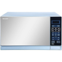 Sharp 25-Liter 900-Watt Microwave Oven With Grill, Silver, ‎R-75MT-S