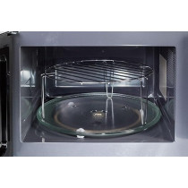 Sharp 25-Liter 900-Watt Microwave Oven With Grill, Silver, ‎R-75MT-S