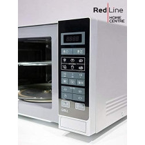 Sharp 25-Liter 900-Watt Microwave Oven With Grill, Silver, ‎R-75MT-S