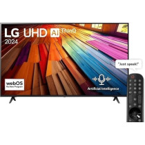 LG 75 Inch Uhd Ut80 4K Smart Tv Ai Magic Remote Hdr10 Webos24, Black