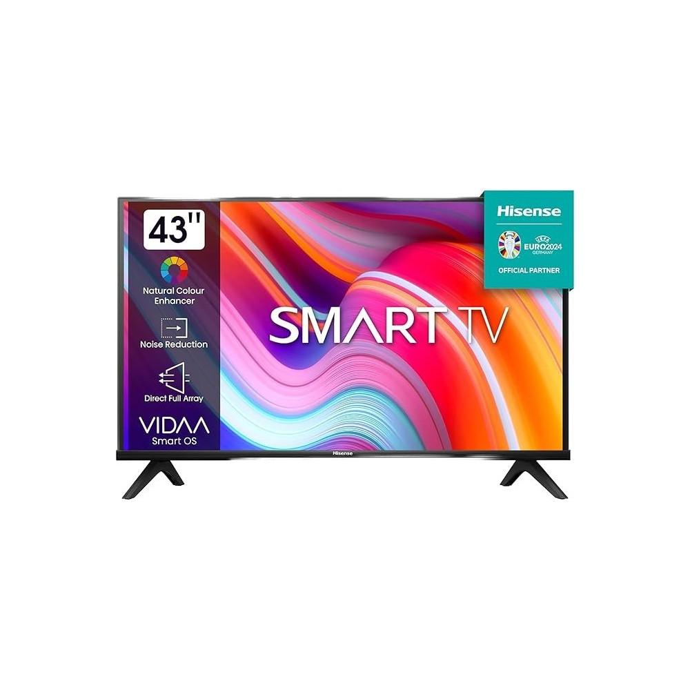 Hisense VIDAA Smart TV 43A4K, Black
