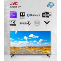 JVC 43-Inch Edgeless 4K UHD Smart TV, LT-43N7115V, Black